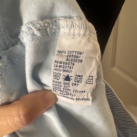 Light Blue Tommy Hilfiger Shorts, Size 14 - Picture 9 of 9